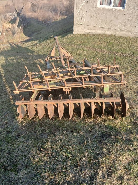 Disc purtat +grapă pt tractor 445