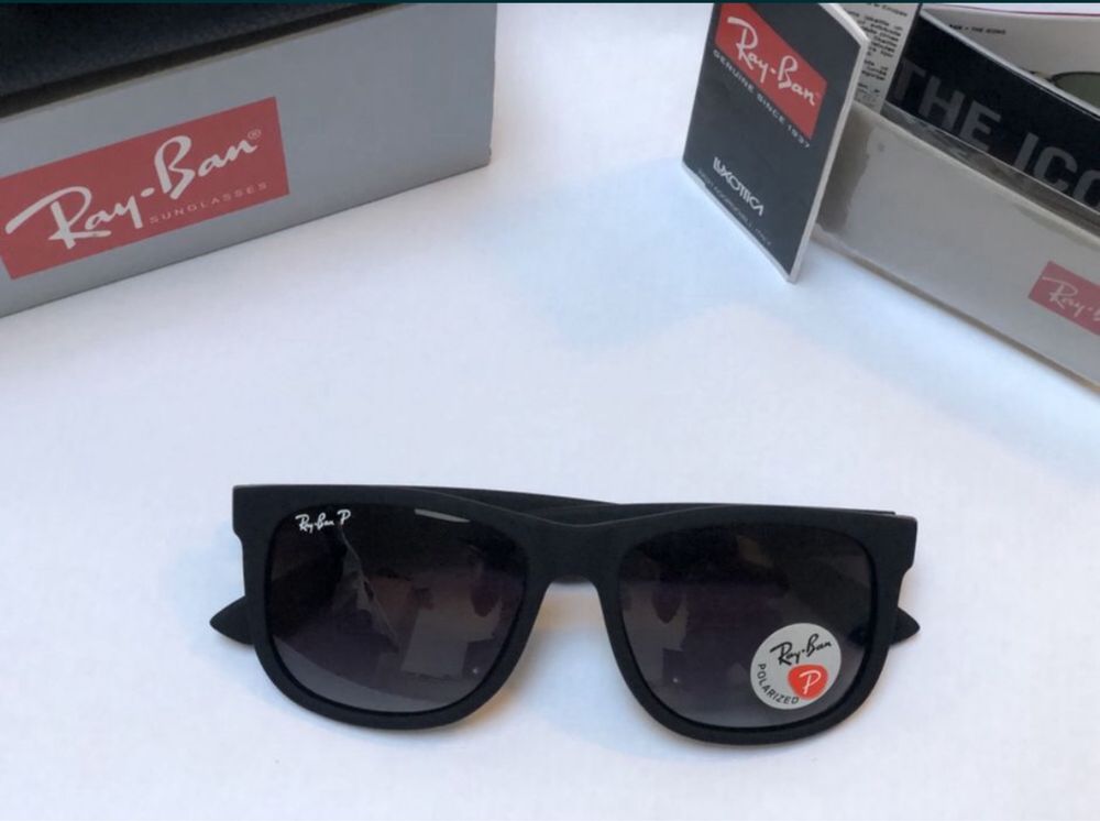 Ochelari de soare RAY BAN Justin 4165 T3 Polarizati. Poze reale