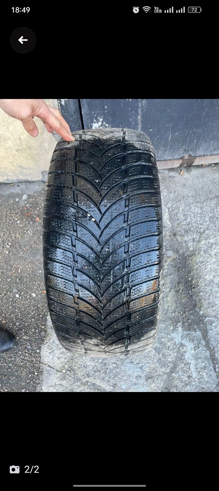 Продам 4 зимние шины липучка  Maxxis 335/55 R17