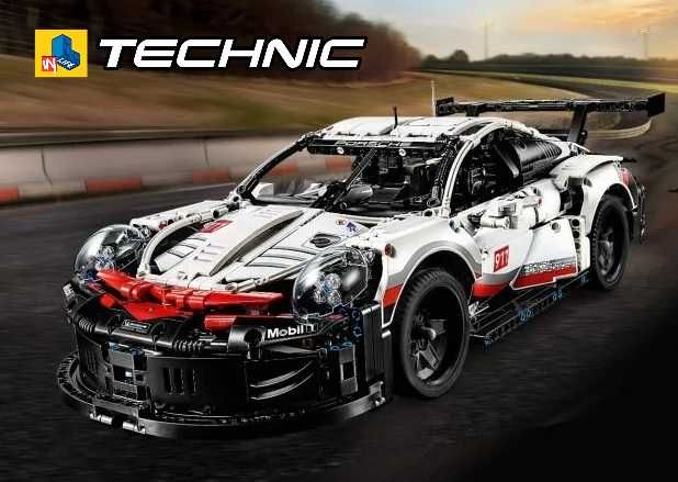 NOU Masina Tip Technic Porsche 911 RSR 42096 - 50cm