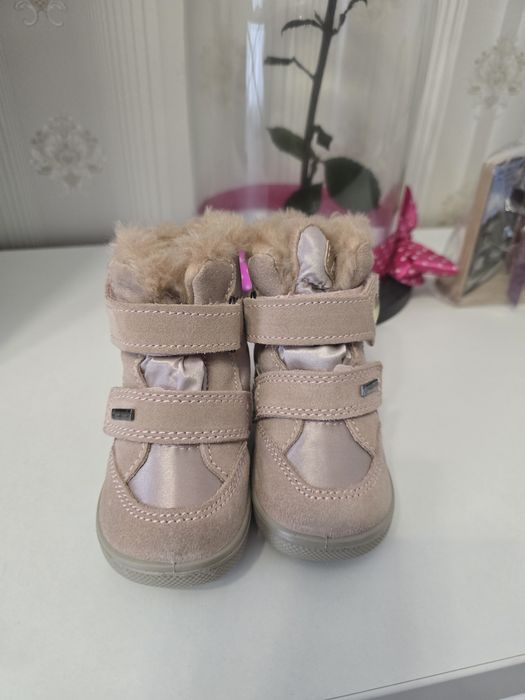 Set deosebit de iarnă fetita Anne Bebe– paltonas si boneta cadou, ghet