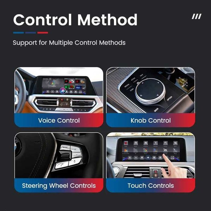 Carplay wireless dedicat BMW ID6 ID7 ID8 Android 10, 4+64GB, Octa-core