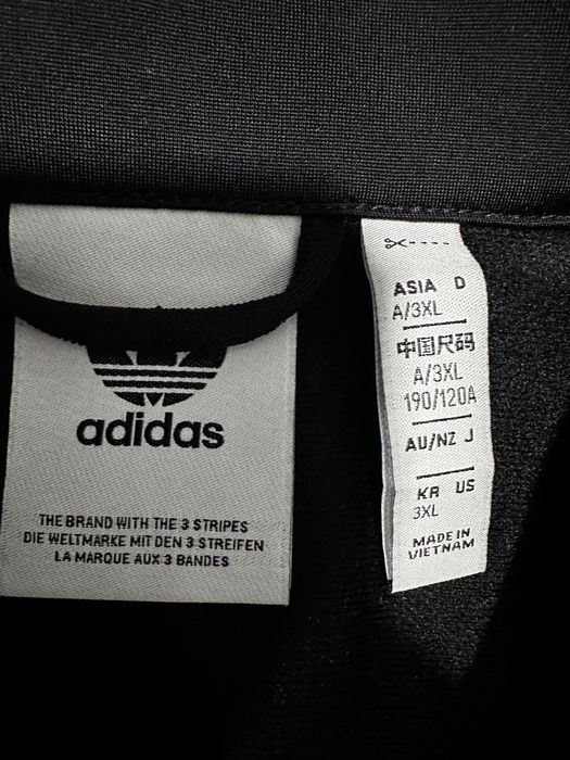 зипка адидас черная 3xl