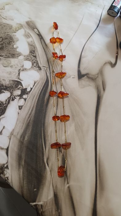 Lanț aur 8 k cu Pietre Opal