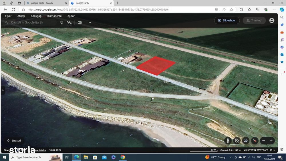 Costinesti Golful Francez 1000mp/26m 89000euro