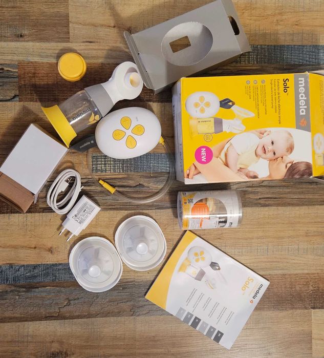 MEDELA SOLO двуфазна електрическа помпа + Подарък Medela Calma