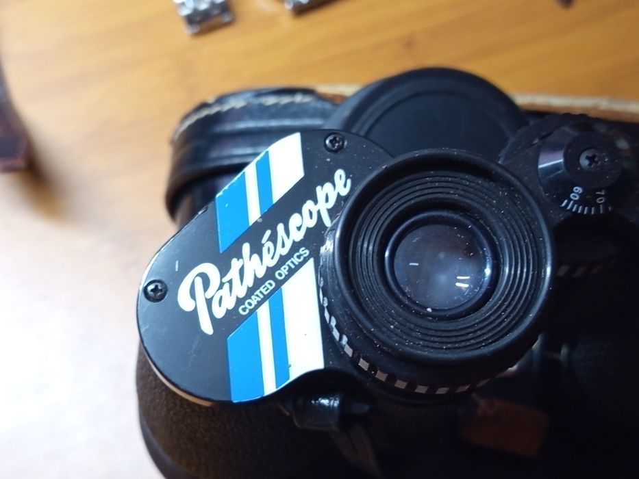 Binoclu vintage Pathescope 20x50,Made în Japonia