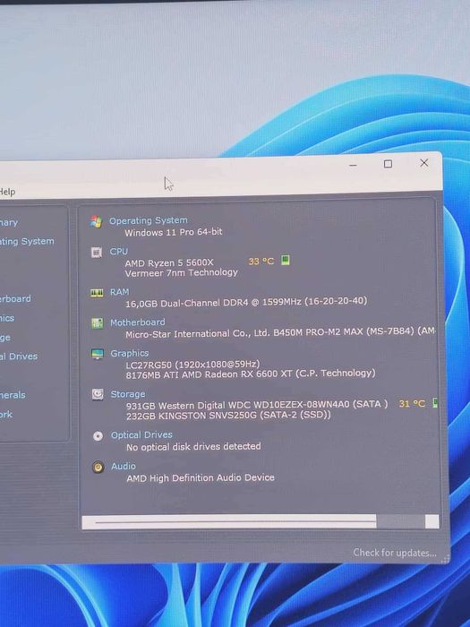 PC Gaming Ryzen 5600x HELLHOUD rx6600XT 8gb, 16gb ram 250-400fps cs 2
