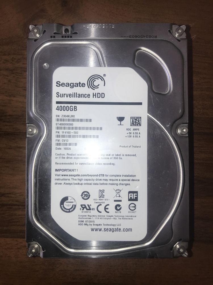 Жесткий диск 4TB Surveillance HDD (SEAGATE)