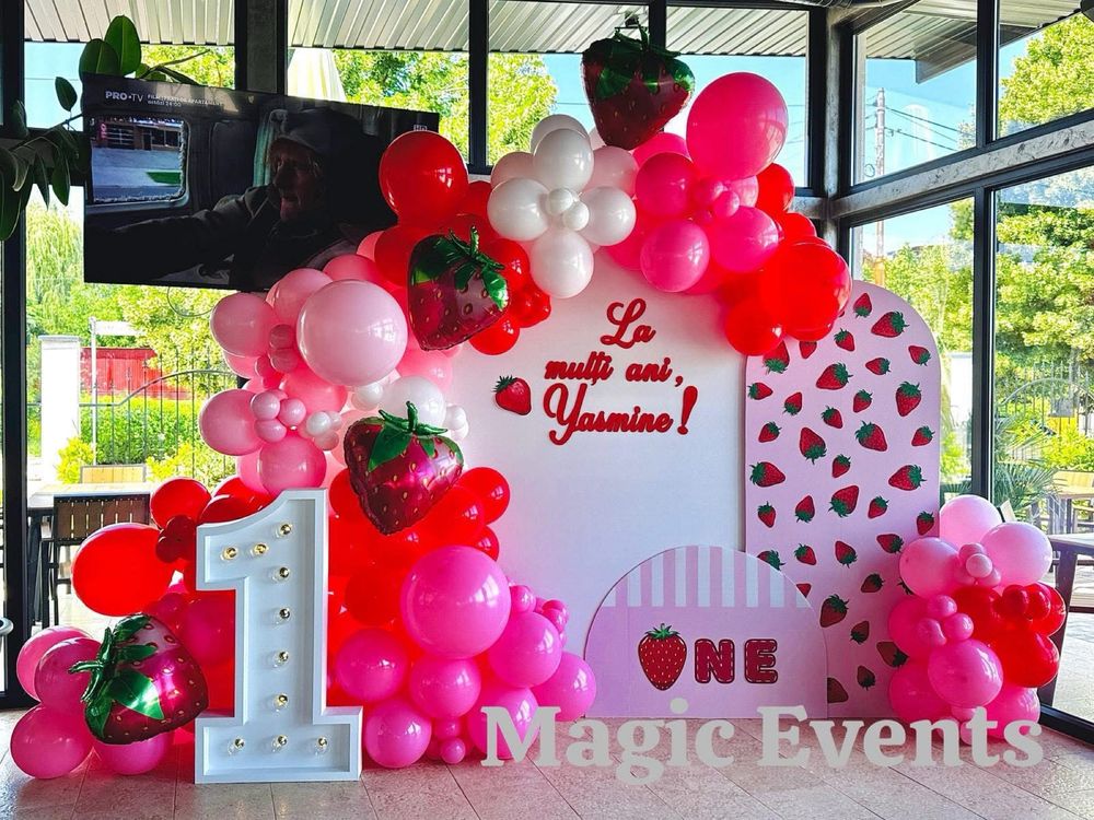 Decoratiuni / aranjamente florale / baloane fum greu pachet complet