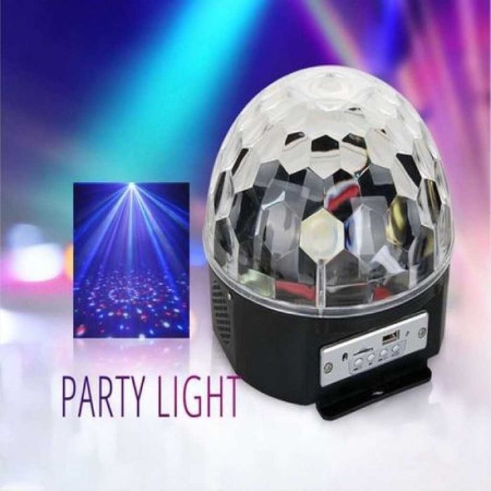 Декоративна Парти лампа, Диско лампа с дистанционно + подарък флашка