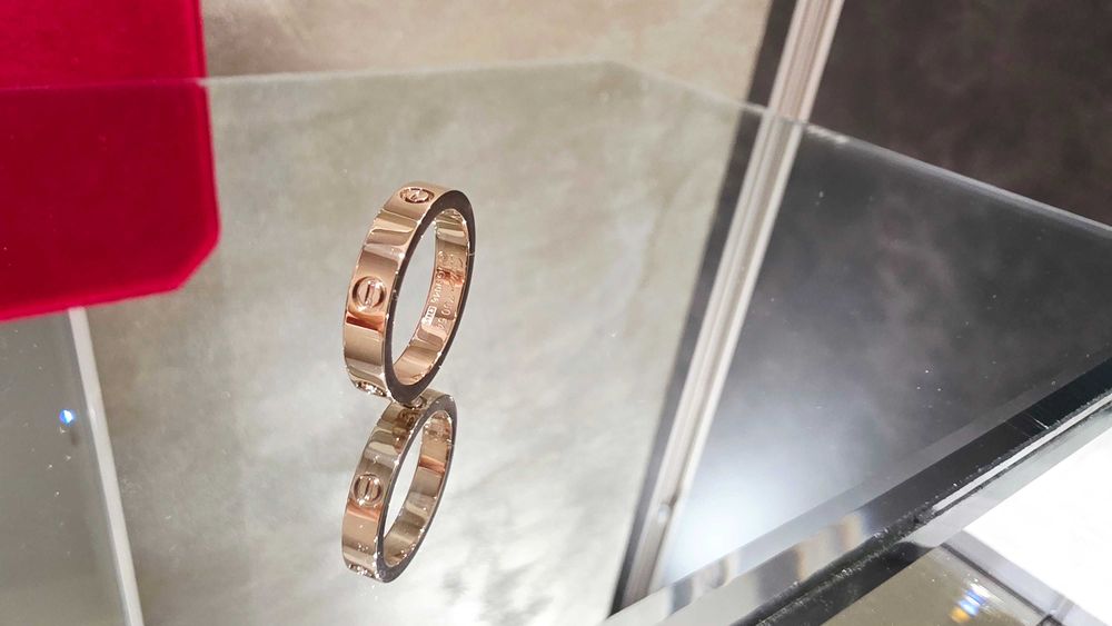 CARTIER Love Band Rose Gold Пръстен