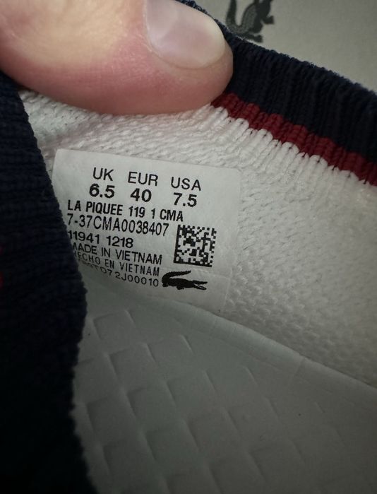 Tenisi pantofi sport sneakers Lacoste marimea 40 Prefer predare pers