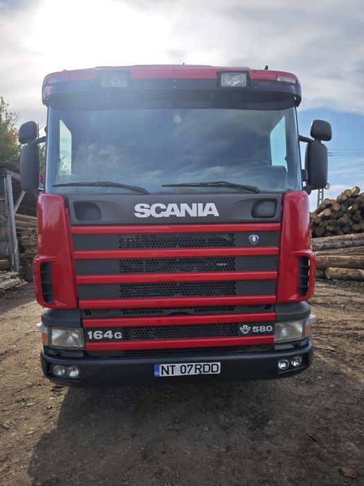 Camion forestier Scania 580