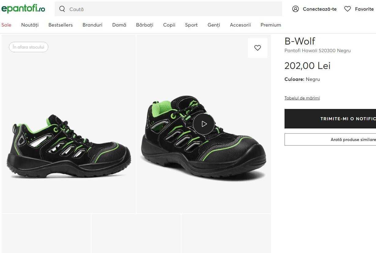 Pantofi / Bocanci B-Wolf Marimea 40