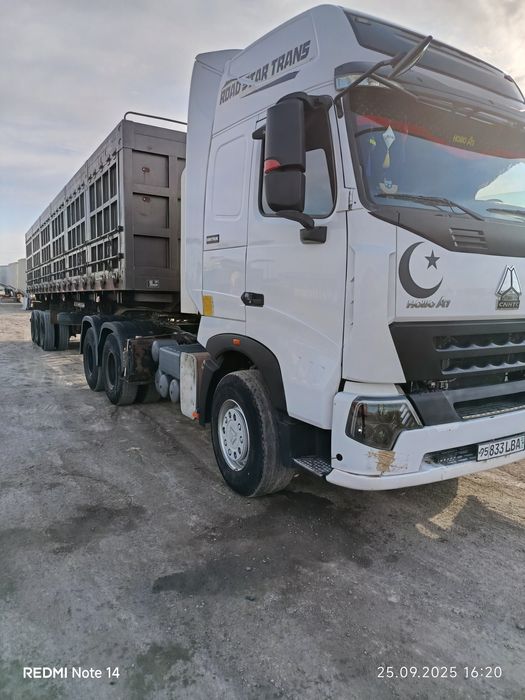 Howo a7 с полупрсепом
