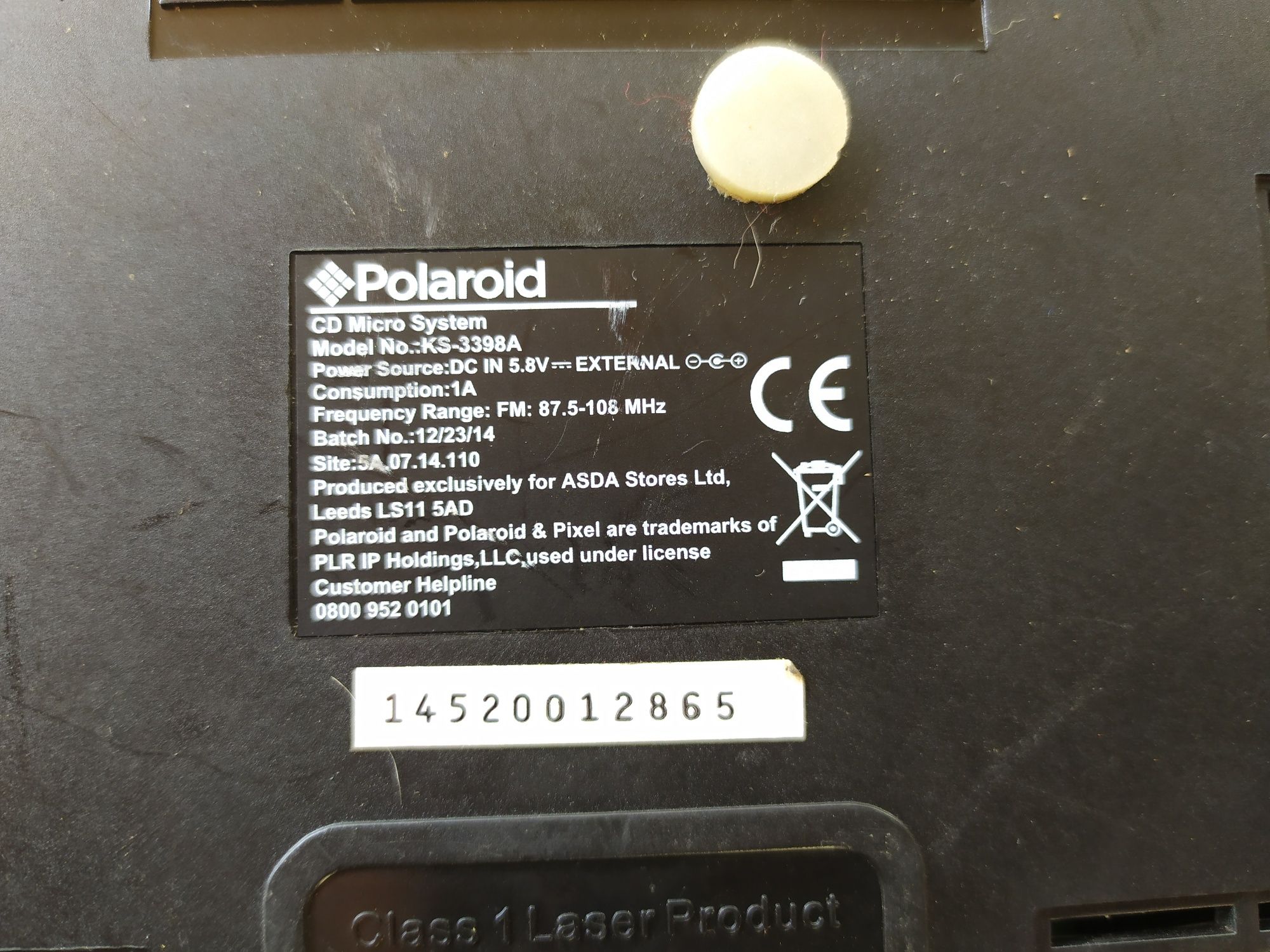 CD мини аудио системе Polaroid