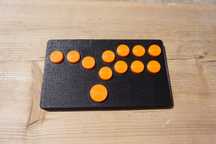 Hitbox style stickless arcade fighting stick controller