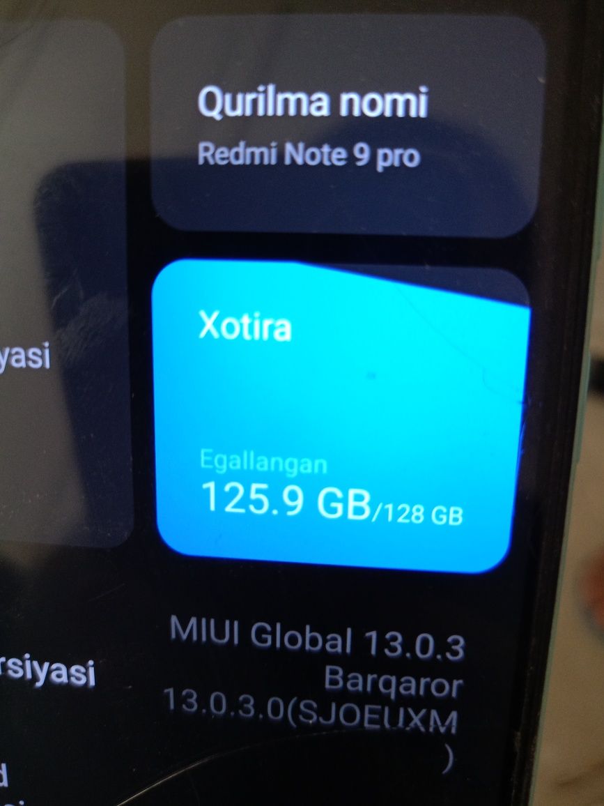 Redmi not 9 4/128