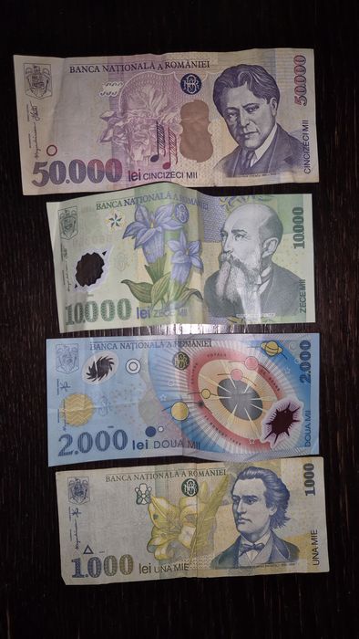 Bancnote vechi romanesti scoase din circulatie