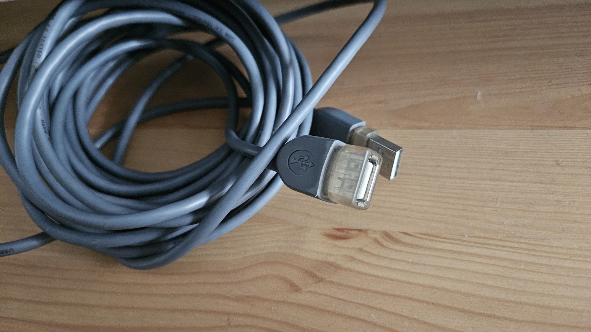 Extensie cablu Hama USB 2.0, ecranat, gri, 5m