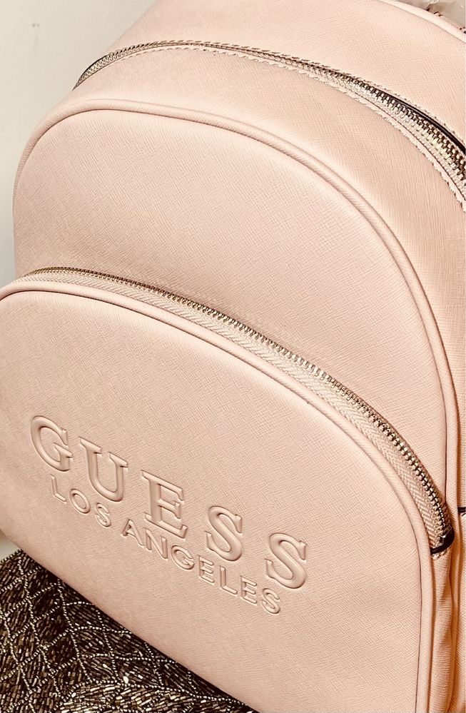 Rucsac Guess din piele, cu eticheta