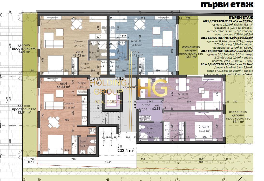 Продава се Едностаен апартамент в Варна, Галата - 52 кв.м за 1244 €/кв.м - Снимка #3