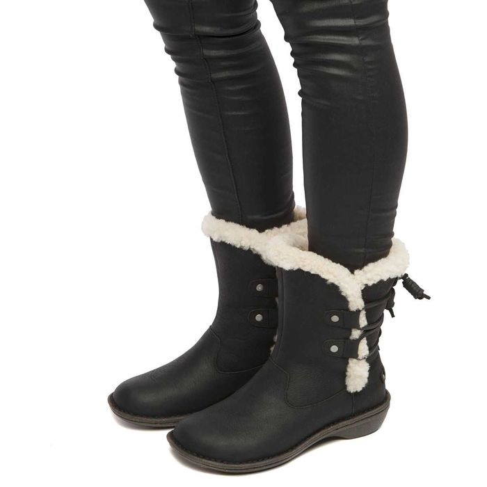 UGG AUSTRALIA № 35/36 – Дамски зимни водоустойчиви боти ест. кожа нови