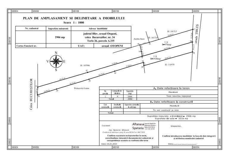 Teren Intravilan 3K mp Otopeni/DN1, Langa Metrou si Aeroport