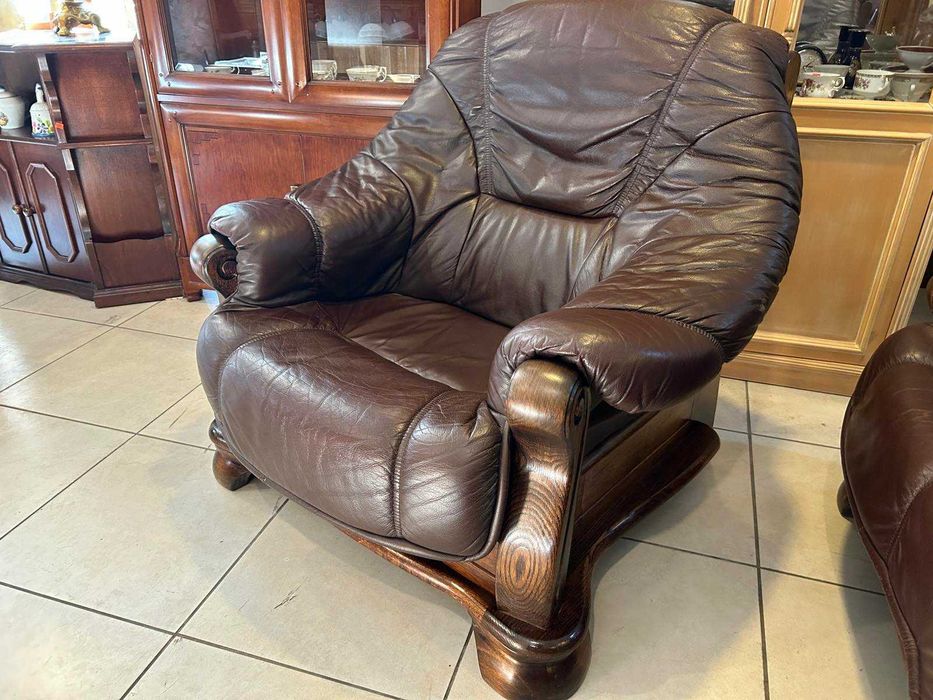 Холна гарнитура Естествена кожа - Холандия