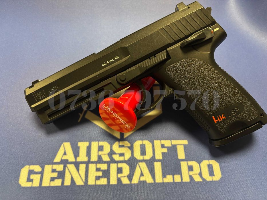 Oferta Pistol Airsoft Puternic Heckler & Koch USP nonblowback CO2, 1kg