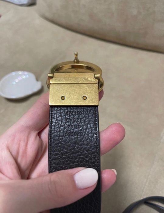 Curea Gucci Reversibila, marimea 75