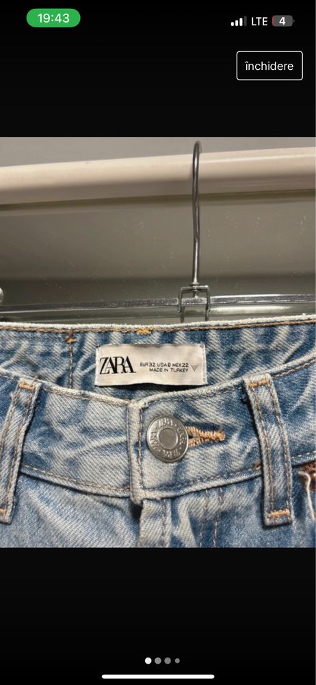 Baggy Jeans High Waist Zara