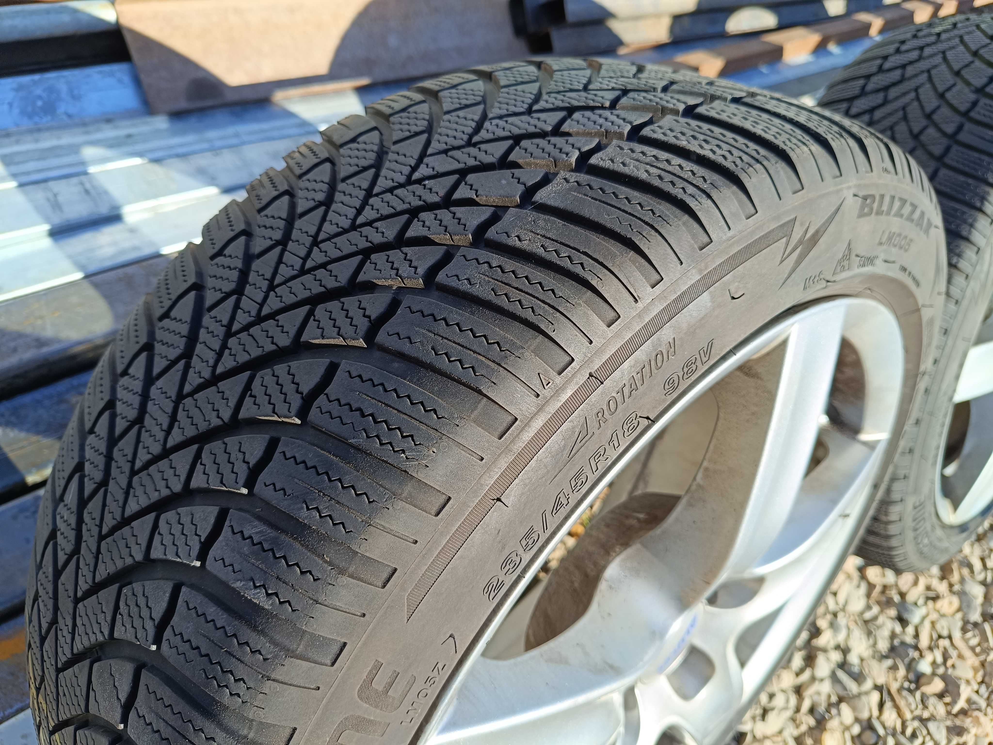 Roti iarna Volvo XC60 235 45 18 Bridgestone Blizzak 5x108 2019 Alutec