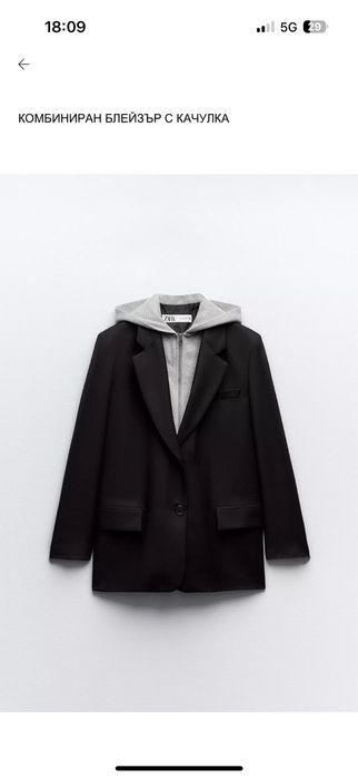 Черно Сако Zara.