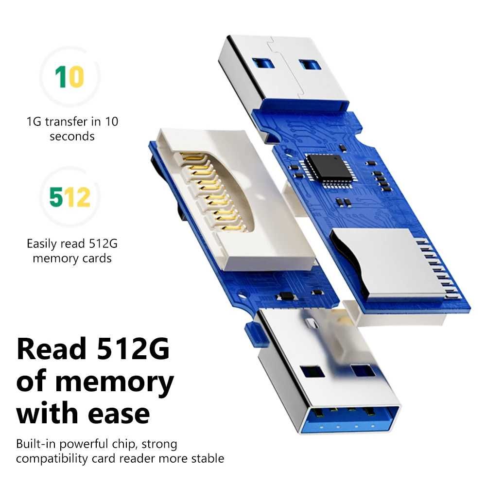 Картридер USB 3,0  SD TF ТОРГ