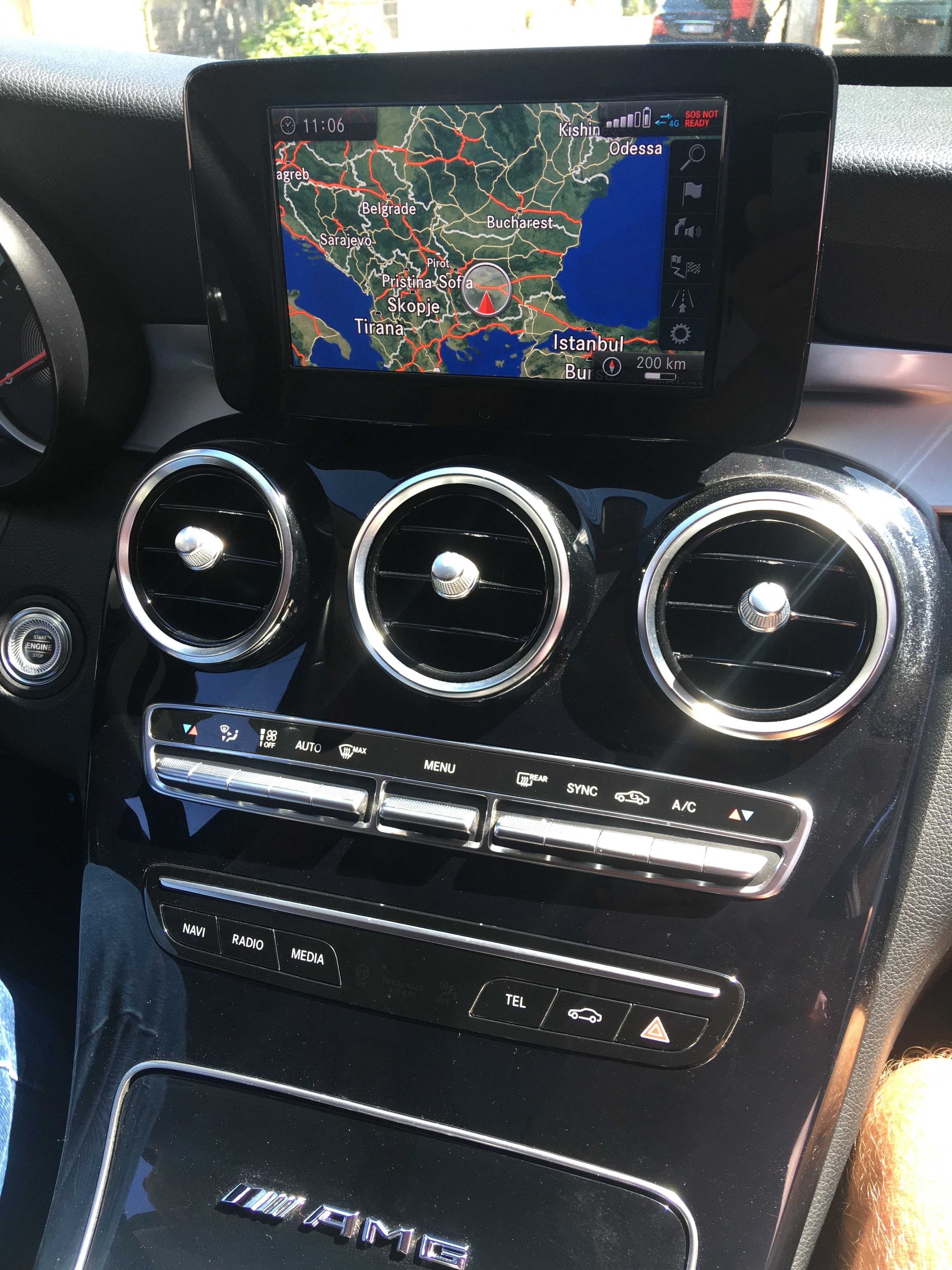 Apple CarPlay C klass W205 Audio20 Android Auto Mercedes  W253 GLC