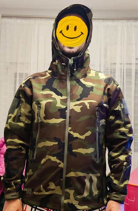 Jacheta army impermeabila, căptușită toamna/primăvară