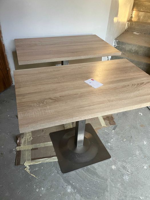 Vand 2 mese cu picior de inox 110 x 70 cm