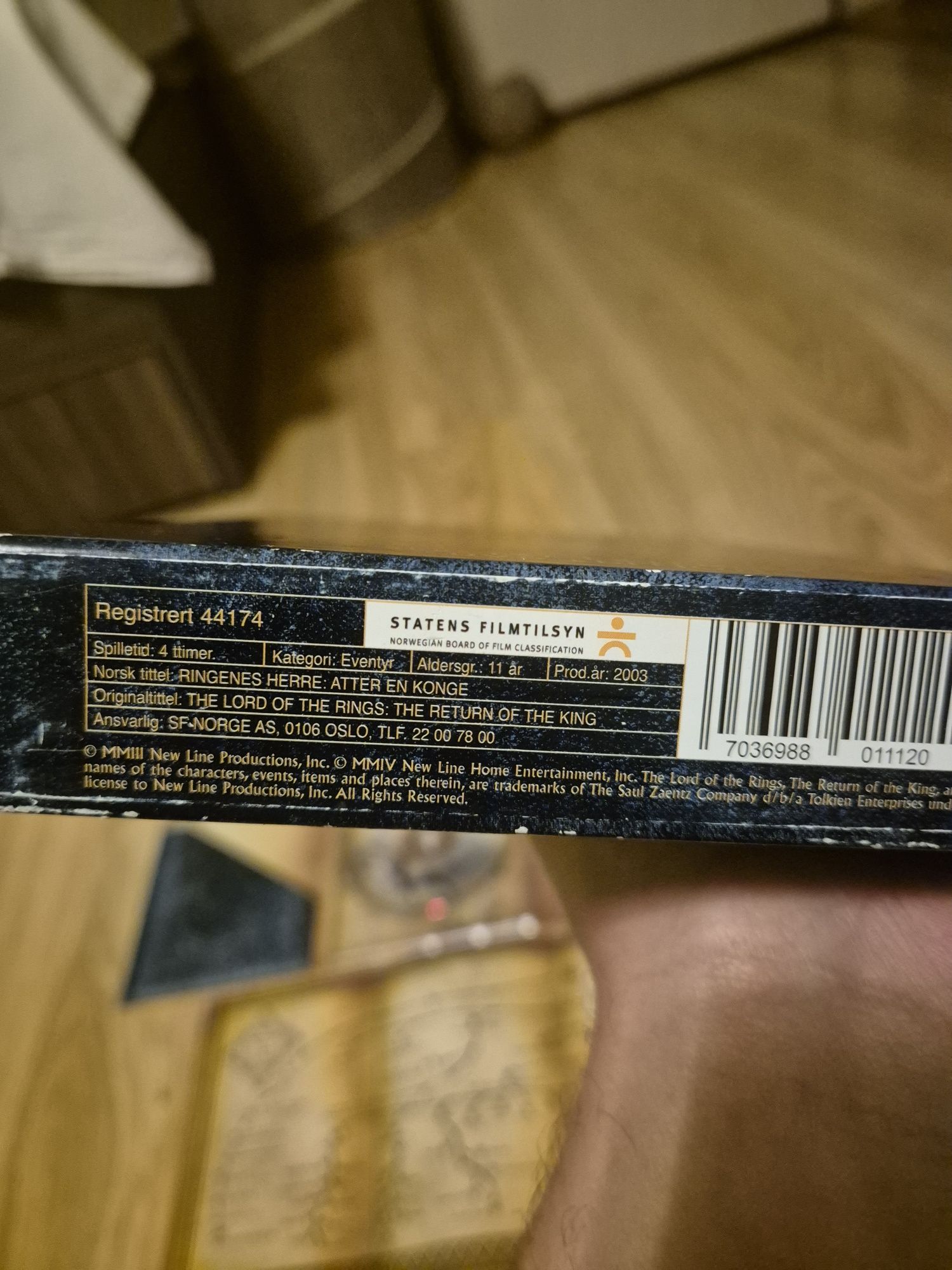 Властелинът на пръстените: Завръщането на краля ДВД, DVD