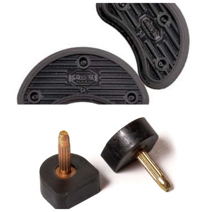 Набойки на каблук для женской и мужской обуви (по 1 паре, 4 размера)