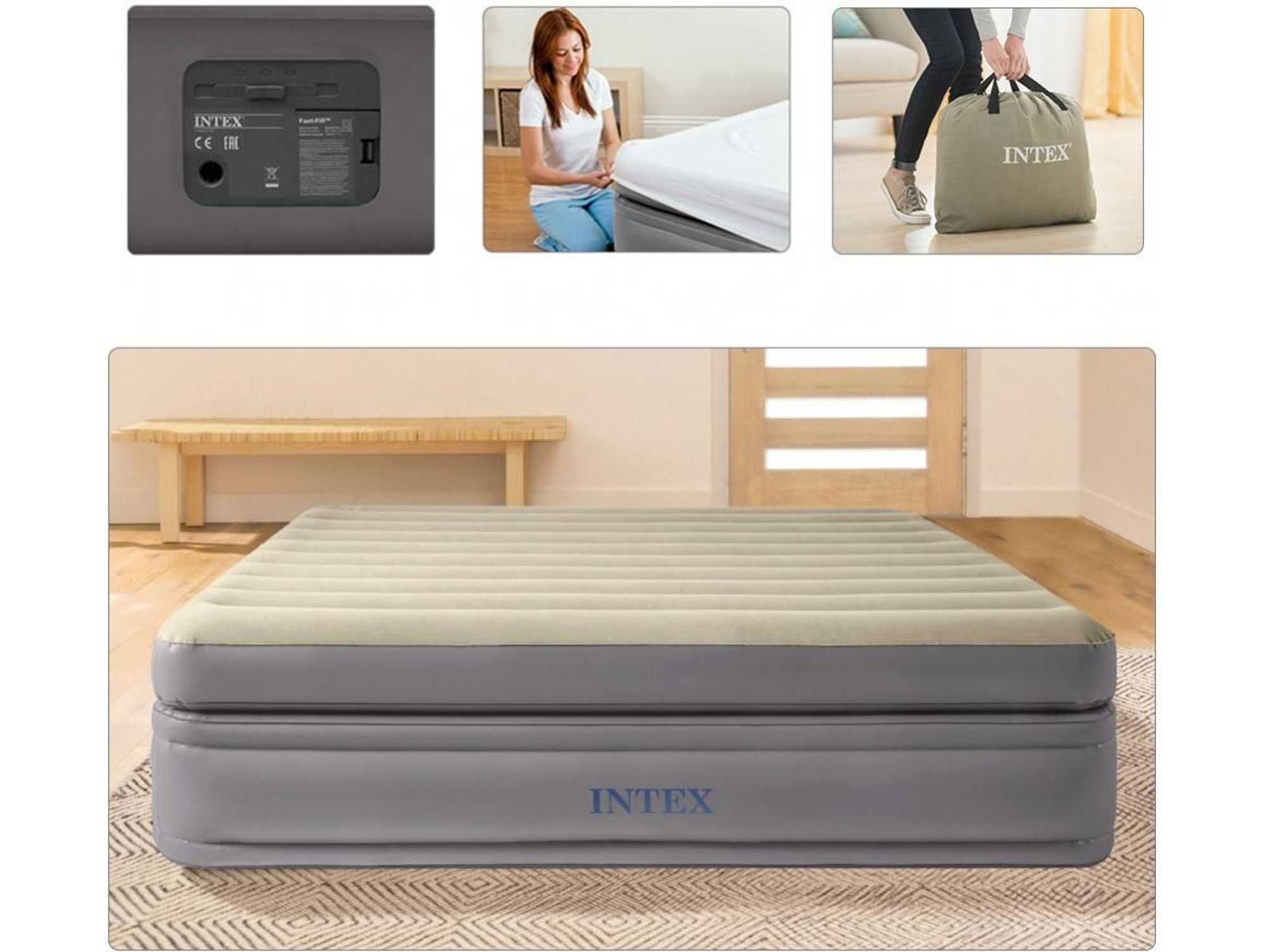 Кровать надувной-191x99x51 см. Intex. Доставка бесплатно