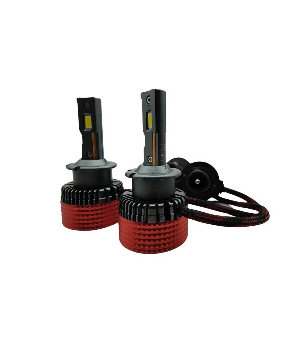 LED автомобилни крушки D2S / D2R – 55W, 80% по-ярки, с вентилатор