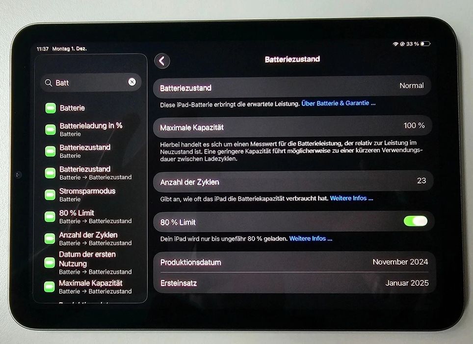 Apple iPad Mini 7 A17pro 2024 256GB Space Grey