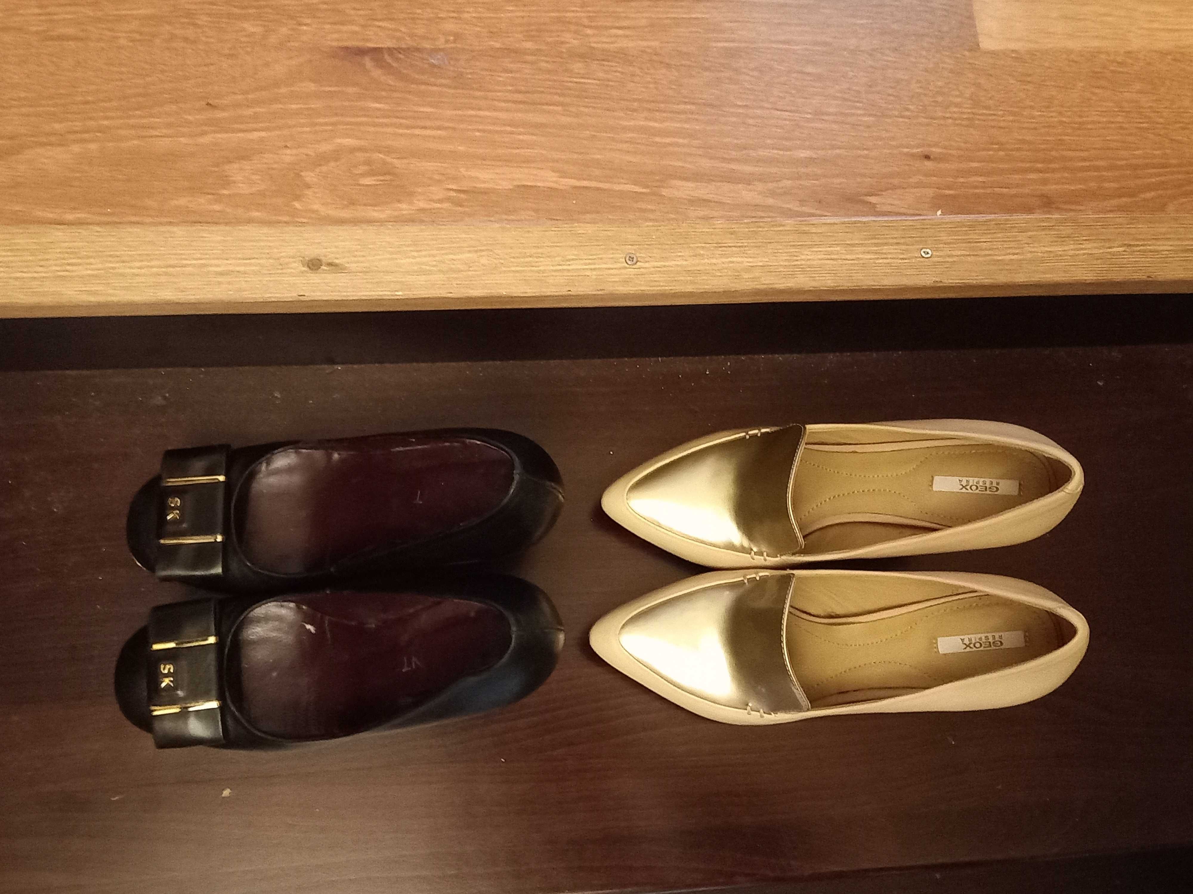 Кожаные туфли Geox (новые,) и итальянские, б/у в отличном состоянии
