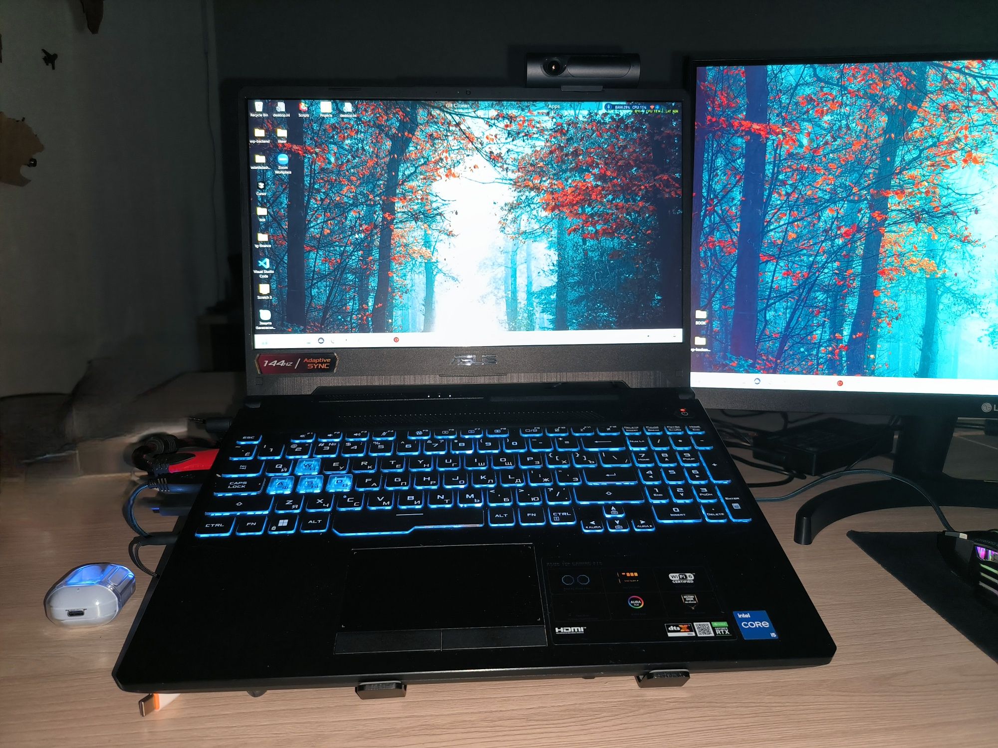 Asus TUF Gaming F15 RTX 3050, 16gb ram