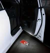 Audi A3 LED лампи за врата на кола, комплект 2 броя