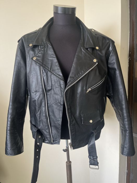 Geaca piele , model clasic