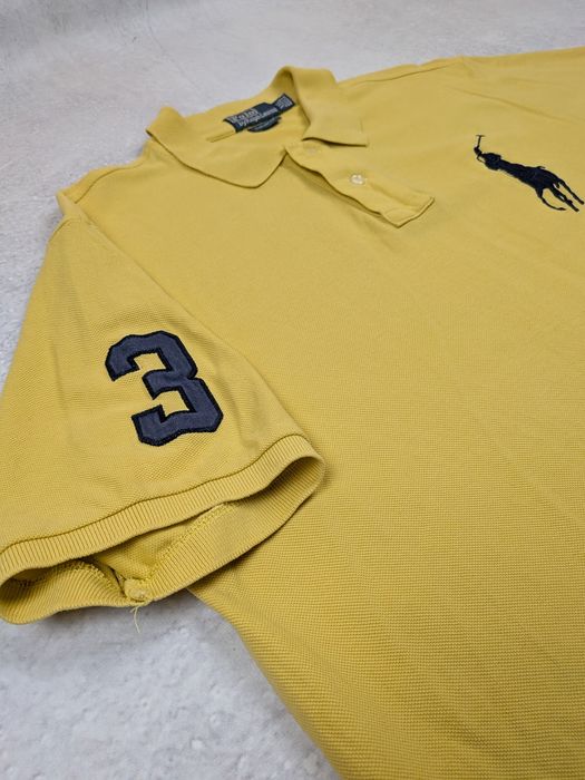 Tricou polo Ralph Lauren clasic vintage Y2K custom fit mărimea XXL