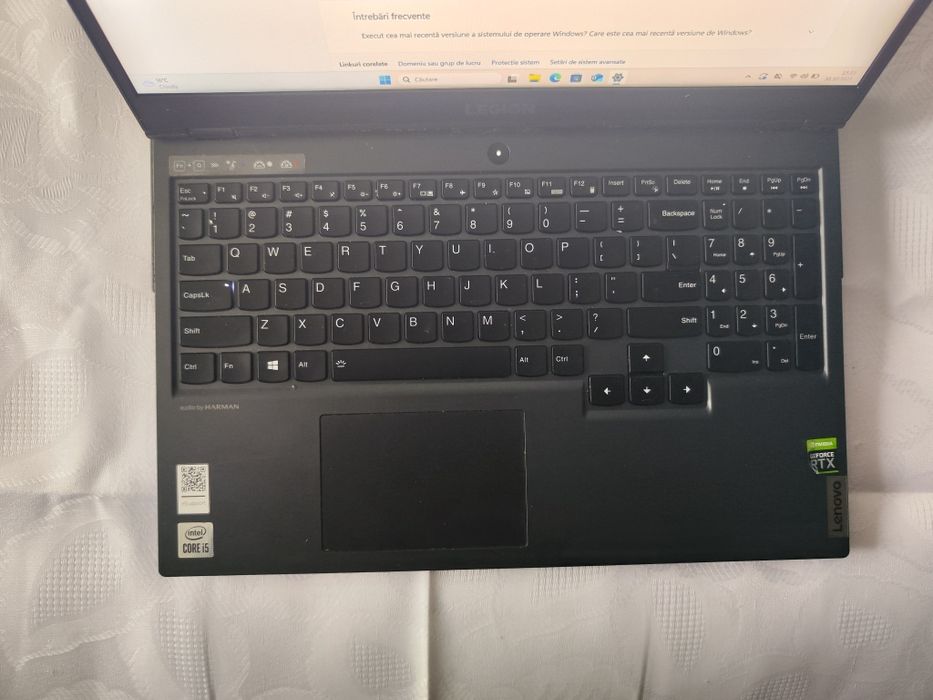 Vând laptop gaming Lenovo Legion 5 15IMH6 i5-10500H RTX 3050 Ti 4Gb